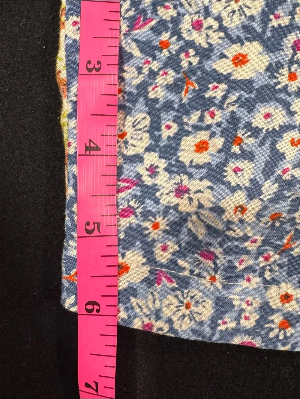 Blue Sky Patchwork Floral Overalls Shorts
